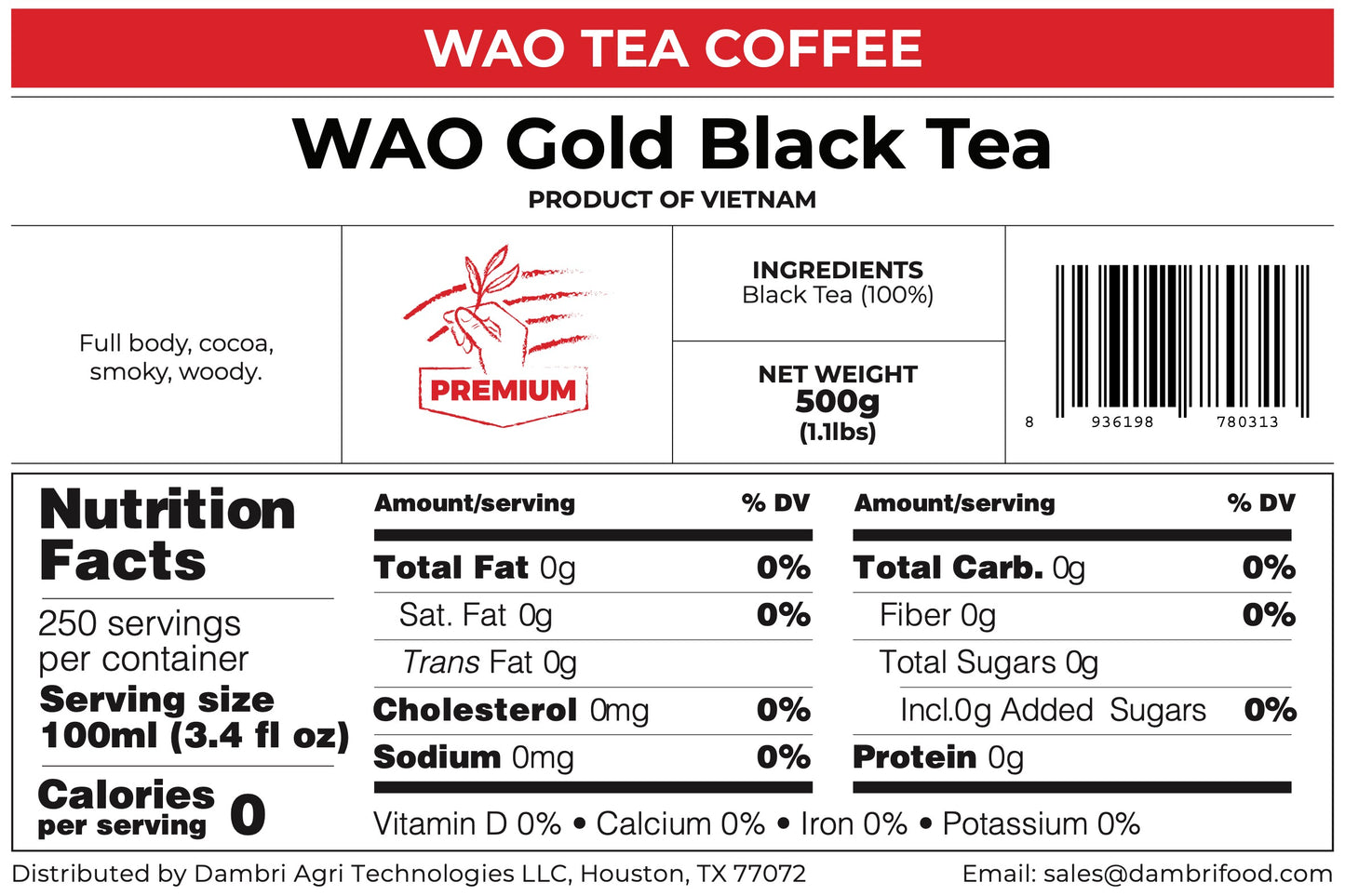 WAO Gold Black Tea